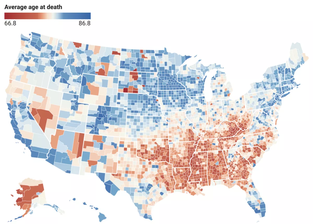 Your Life Expectancy Depends Greatly On Wealth And Location